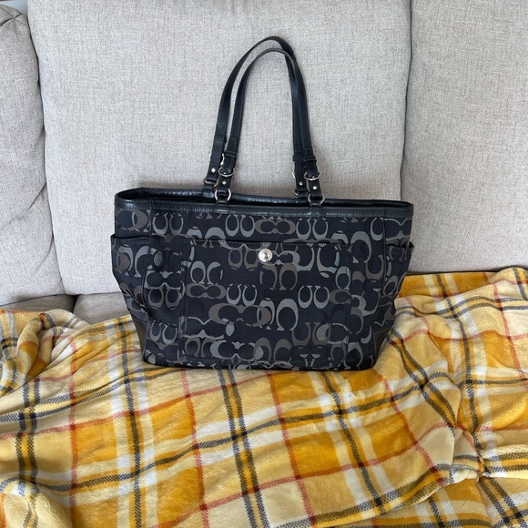 Coach y2k vintage large  Signature Tote Bag - Picture 1 of 5